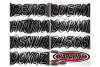 Hardline Boat Lettering Registration Kit 3 in. - 400 Chrome/Black