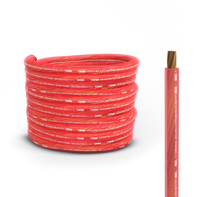 DS18 1/0-GA Power And Ground 50-Feet Black