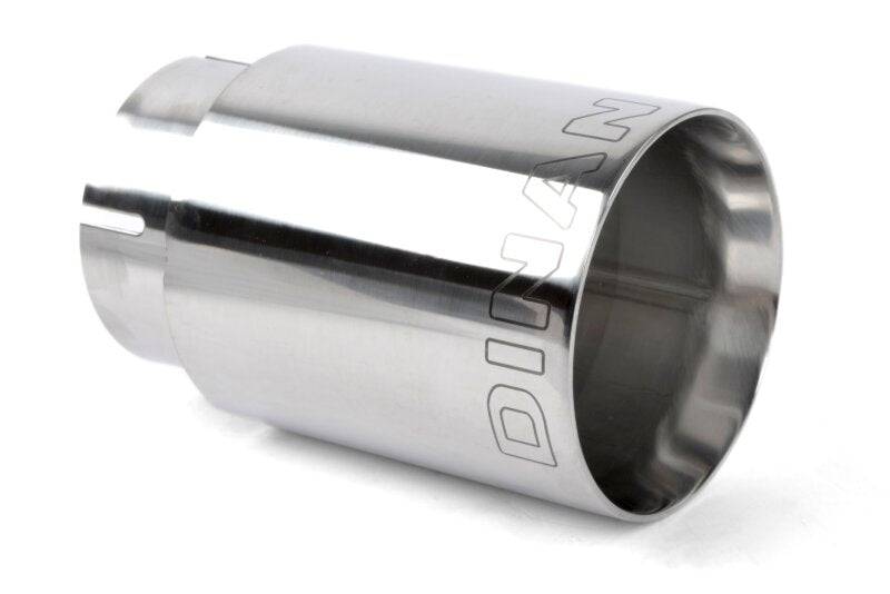 Dinan Double-Walled 4in Clamp-On Exhaust Tip - Polished - 4in Outlet / 3.25in Inlet