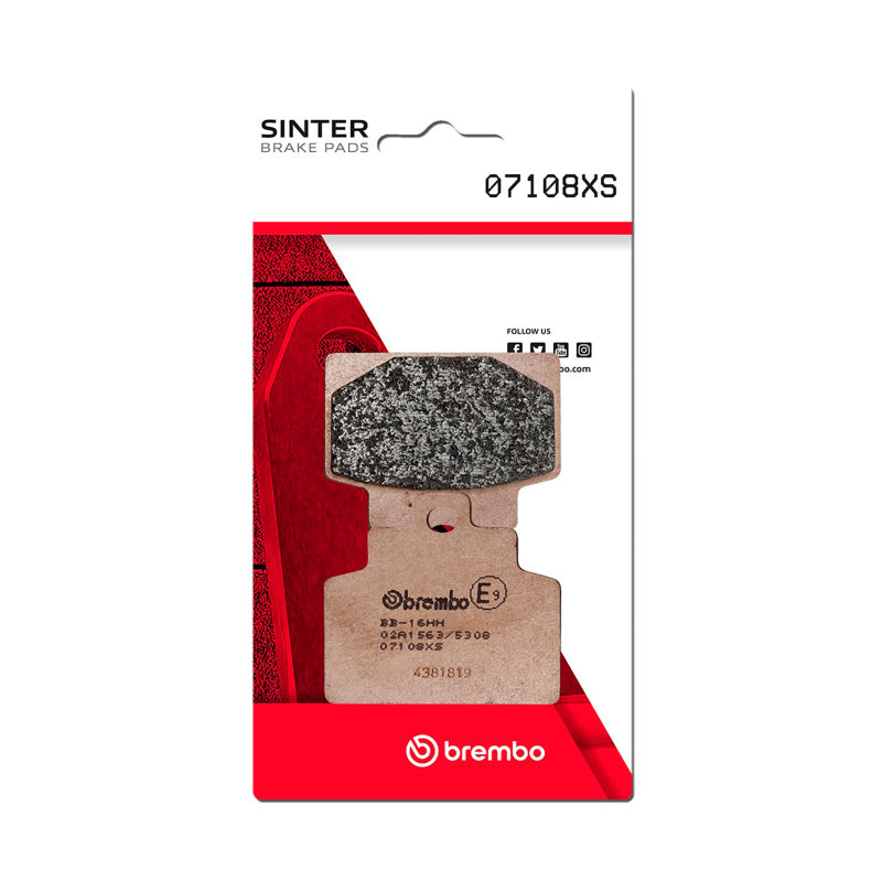 Brembo 14-19 Piaggio Vespa MP3 LT iE ABS 300cc Sinter Brake Pad - Front