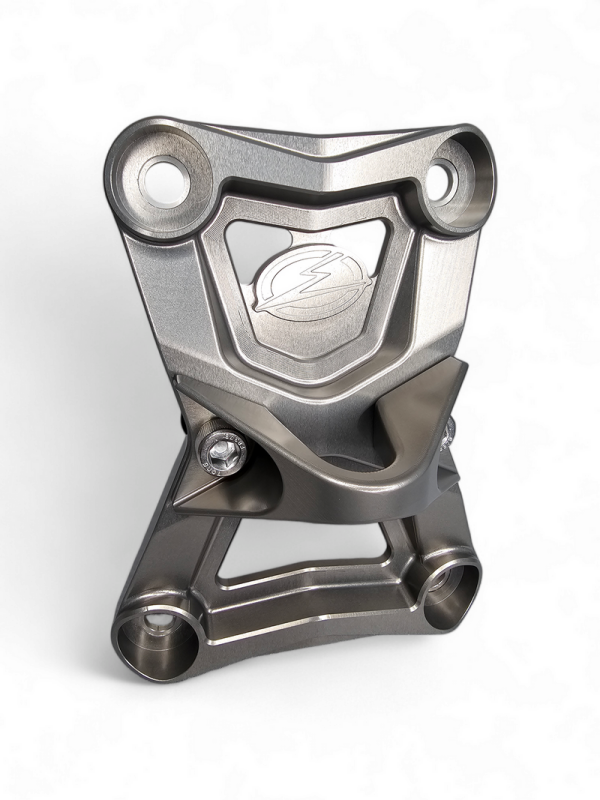 Elektric Offroad 2022-2025 Polaris Rzr Pro R Volt Radius Rod Plate Billet Anodized Gun Metal