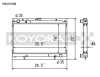 Koyo 95-02 Nissan Silvia S14/S15 2.0L Turbo Radiator