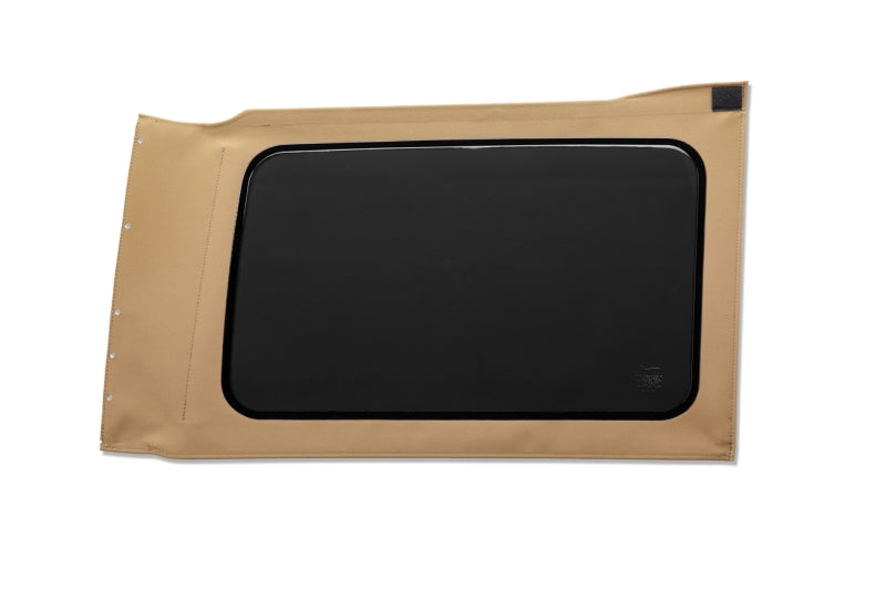 Bestop 18-26 Jeep Wrangler JL Oe JL Replacement Windows (Quarter Right Hand 4-Door Tan Twill Tinted)