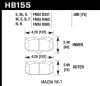 Hawk Performance Mazda RX-7 D331 DTC-30 Motorsports Brake Pads