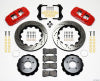 Wilwood AERO6 Front Hat Kit 14.25 Drilled Red 2006-10 Magnum/Challenger/Charger/300C
