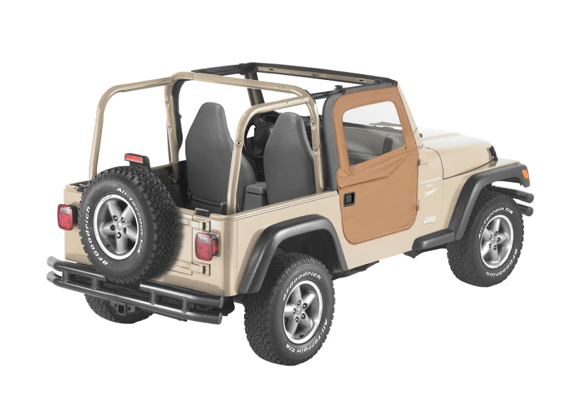 Bestop 97-06 Jeep Wrangler TJ Full Fabric Doors (Spice)