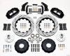 Wilwood Narrow Superlite 6R Front Hub Kit 14.00in Drilled Large GM 57-70 Drop Spindle