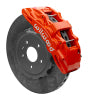 Wilwood SX6R WCCB Carbon-Ceramic Front Brake Kit 15in Plain Face Red 05-13 Chevy Corvette