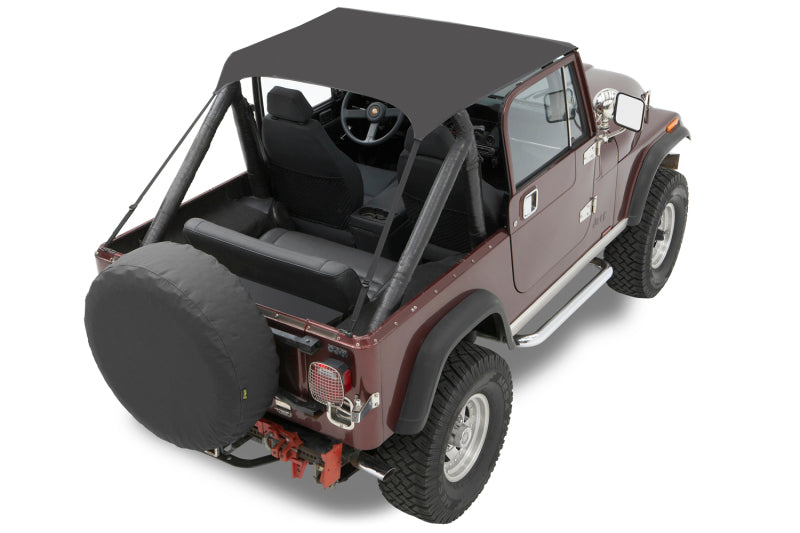 Bestop 55-75 Jeep Cj5 / 51-62 M38A1 Traditional Bikini (Black Crush)
