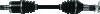 QuadBoss 2019 Can-Am Outlander 1000R DPS Front Left Side Rugged Axle