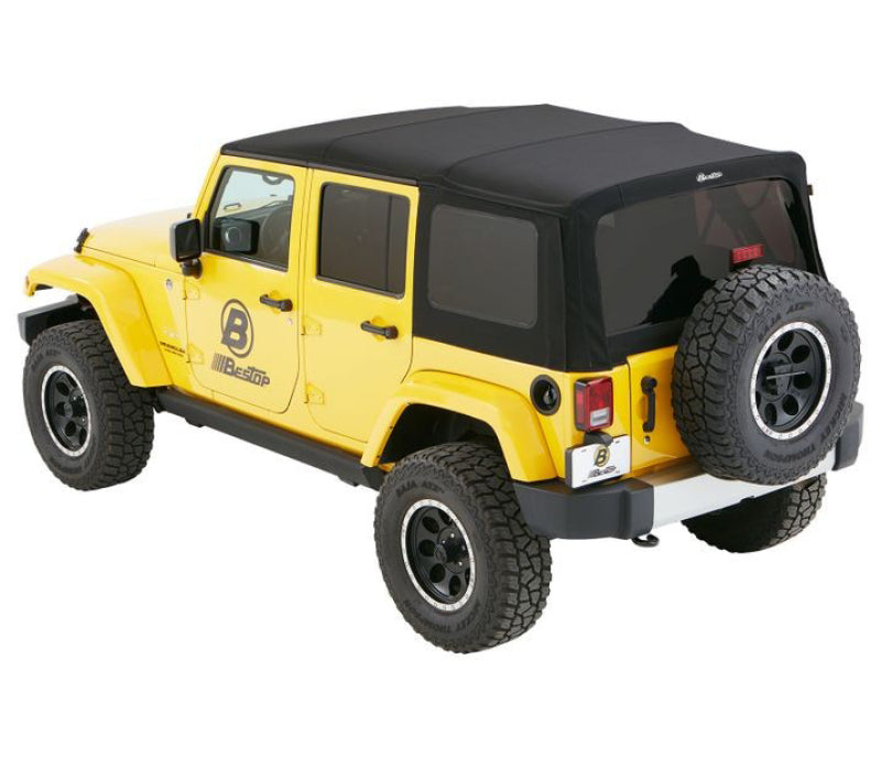 Bestop 07-18 Jeep Wrangler JK 4-Door Supertop (Premium Black Twill)