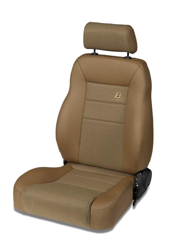 Bestop 76-86 Jeep Cj7 Front Passenger Side Trailmax II Pro Seat (Center Fabric Insert Spice)
