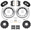 Wilwood 99-02 Nissan Skyline Superlite 6R Front BBK w/ 14in Slotted Rotors & Flexlines - Black