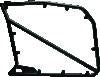 DragonFire Racing Replacement Door Frame - Rear Driver For 521065