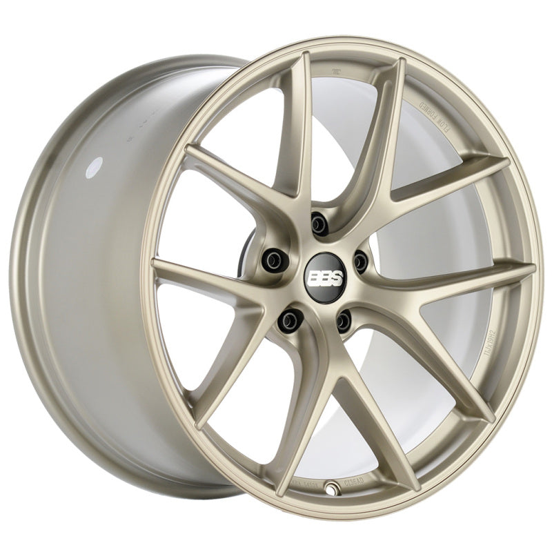 BBS Unlimited CI-R 20x10 ET71.5 (Face 1) Satin White-Gold Wheel