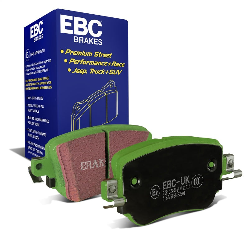 EBC 15-21 Volkswagen GTi 2.0 Turbo Greenstuff Rear Brake Pads