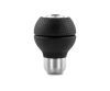 Momo Race Shift Knob - Black Airleather, Aluminum Insert