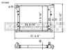 Koyo 92-96 Toyota Chaser/Mark II/Cresta (JZX90) 2.5L Turbo (M/T) Radiator (JDM Only)