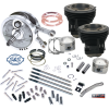 S&S Cycle 70-84 BT 96in Sidewinder Big Bore Stroker Kit - Gloss Black