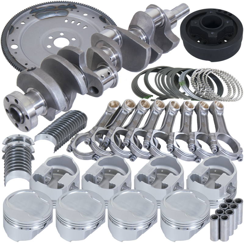 Eagle Ford 302 3.000in Crank 5.090in I-Beam Rod 4.060in Piston Damper/157 Tooth FP Balanced Assembly