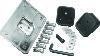 Kuryakyn Universal Laydown License Holder Chrome