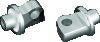 Kuryakyn Splined Male Mount Adapter Chrome