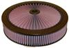 K&N X-Stream Top Filter X-Stream 5.125in Flange 14x3.12in Height 0.875in Drop Base
