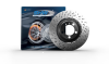 SHW 24-25 Porsche 911 GT3 4.0L Left Front Cross-Drilled Lightweight Brake Rotor (9GT615301L)