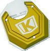 Kuryakyn Lodestar Kickstand Shoe Gold