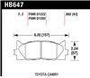 Hawk 10 Lexus ES350 / 07-11 Toyota Camry SE/XLE HPS Street Front Brake Pads