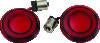 Kuryakyn Tracer L.E.D. Rear Turn Signal Insert Red Light/Red Lens 1156