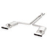 Stainless Works 1992-96 LT1/LT4 Corvette 2-1/2in Exhaust System X-Pipe Turbo S-Tube Mufflers Tips