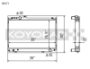 Koyo 86-92 Toyota Supra NA/Turbo MT Only (USDM Vehicles Req. M16x1.5 Plug) Radiator