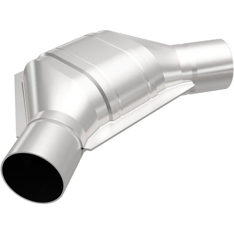 MagnaFlow Universal Catalytic Converter 2 inch Angled O/O PC2 Front