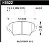 Hawk 06-10 Mazda Miata Mx-5 Base Blue 9012 Race Front Brake Pads