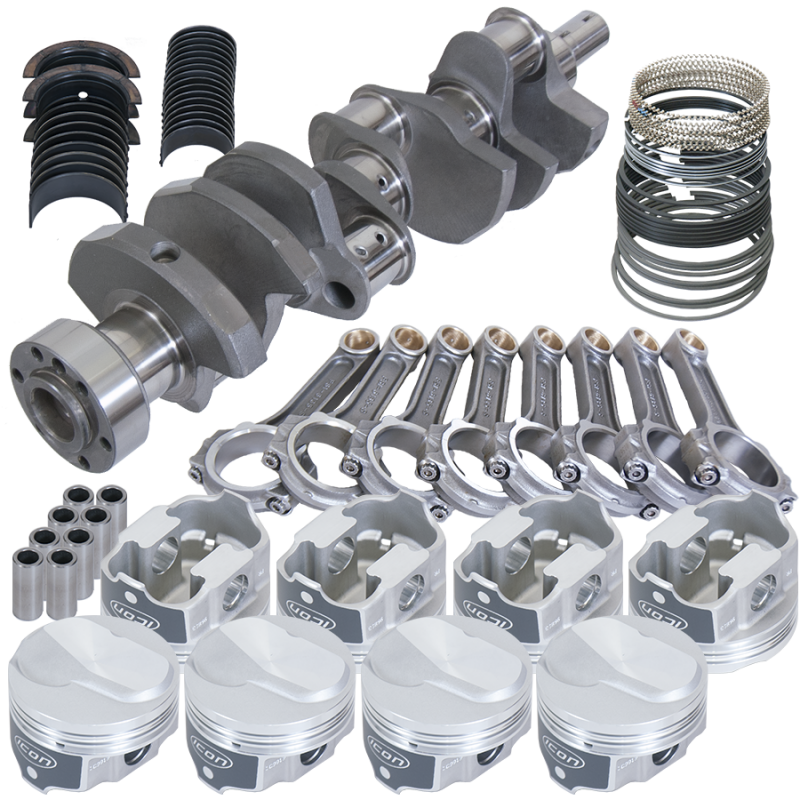 Eagle Chevy 454 1Pc 4.000in Crank 6.135in I-Beam Rod Closed Chamber 4.310in Piston Rotating Assembly