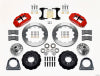 Wilwood Narrow Superlite 6R Front Hub Kit 12.88in Red TCI-IFS 71-78 (Pinto Based)