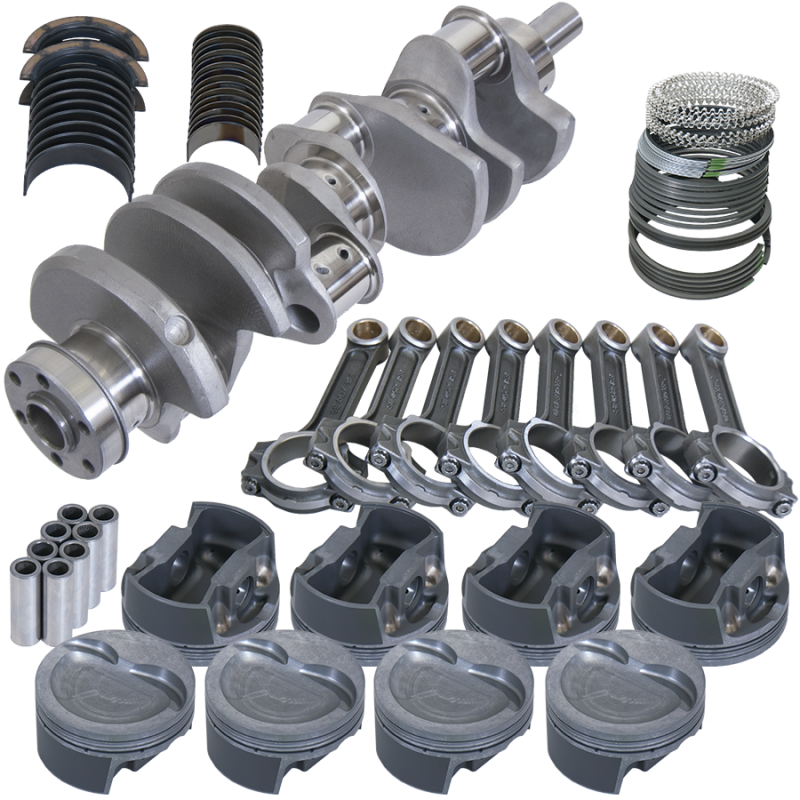 Eagle Ford 351W 4.170in Crank 6.250in I-Beam Rods -16cc 4.040in Pistons Balanced Assembly