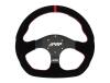 PRP Comp-R D-Shape Suede Steering Wheel - Red