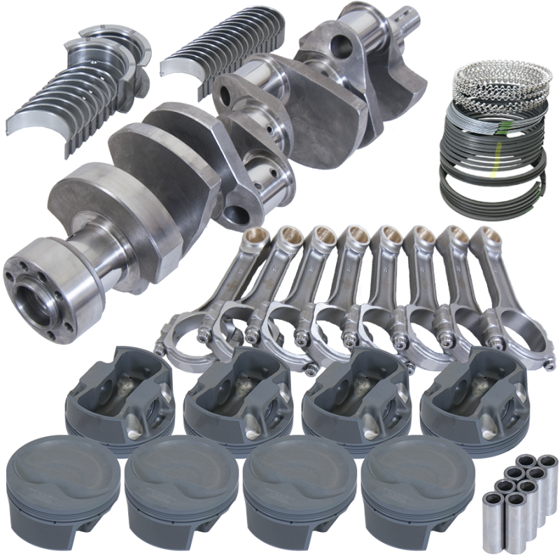 Eagle Chevy LT1350 1Pc 3.750in Crank 6.000in I-Beam Rods -16cc 4.040in Pistons Rotating Assembly