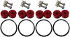 Torque Solution Billet Bumper Quick Release Kit Combo (Red): Universal