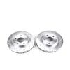 Power Stop 05-09 Buick Allure Front Evolution Drilled & Slotted Rotors - Pair