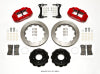 Wilwood Narrow Superlite 4R Front Hat Kit 12.88in Red 2007-Up Jeep Wrangler
