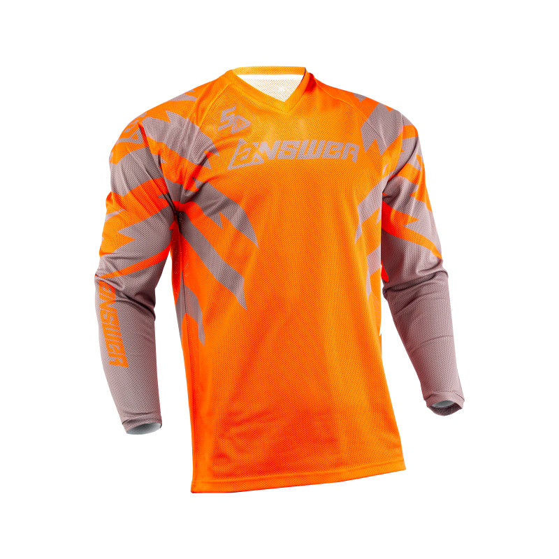 Answer 26 LE Syncron Rizz Vented Jersey Orange/Grey/White - Medium
