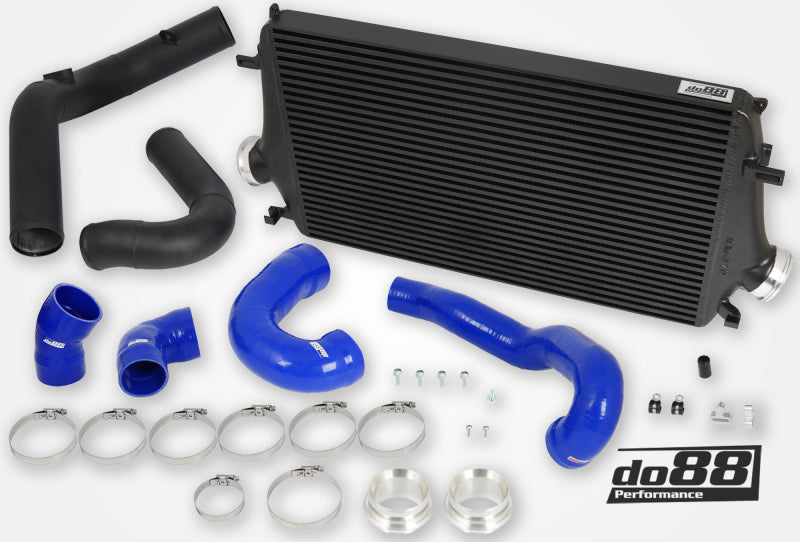 do88 10-11 SAAB NG 9-5 2.8T/Turbo6 BigPack Intercooler Kit w/Blue Hoses