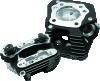 S&S Cycle 84-99 BT Super Stock Cylinder Head Kit For 3-1/2in and 3-5/8in Bore - Wrinkle Black