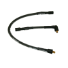 Moroso 86-03 Harley-Davidson XL (Except XL 1200S) Sleeved Ultra 40 Wire Set - Black