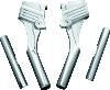 Kuryakyn Deluxe Neck Cover Kit 95-05 Touring Models Chrome