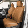 Covercraft 23-24 Ford Super Duty Carhartt PrecisionFit Custom Front Row Seat Covers - Brown