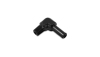 Vibrant 1/4 NPT to 3/8in Barb Straight Fitting 90 Deg Adapter - Aluminum